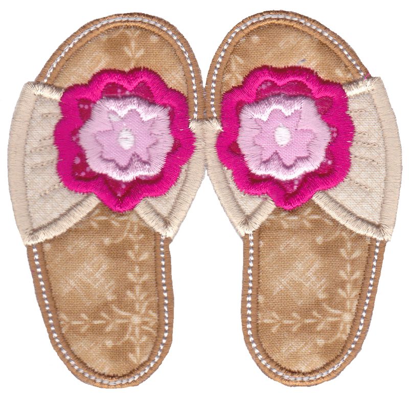 Flip Flops Applique 10