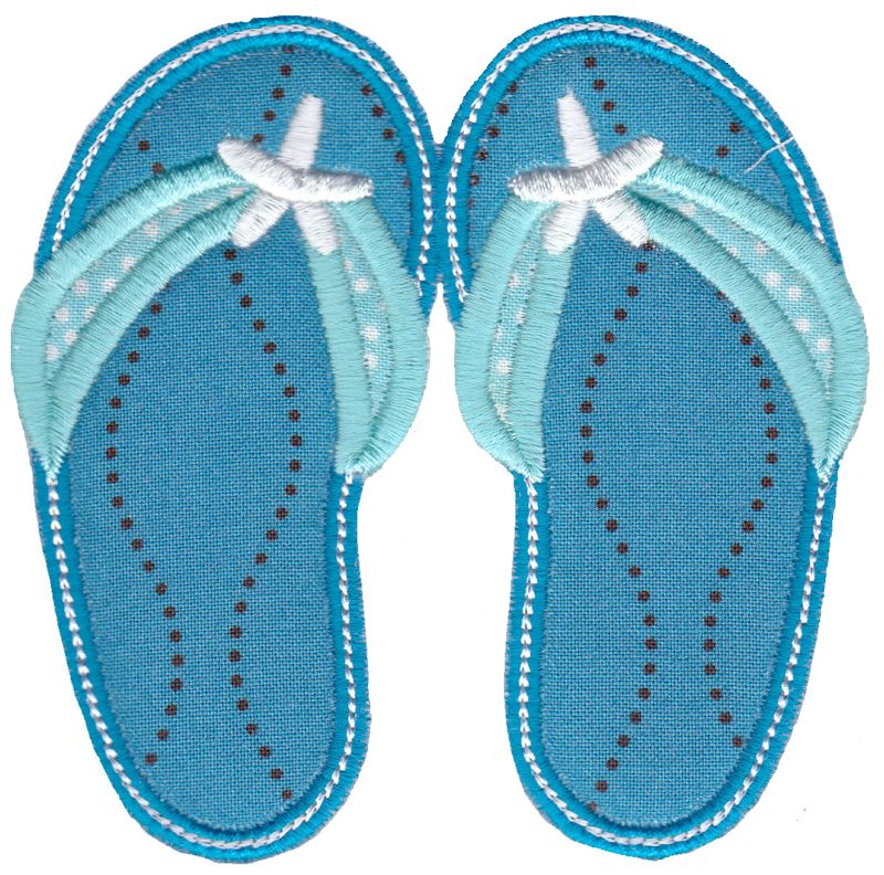 Flip Flops Applique 2
