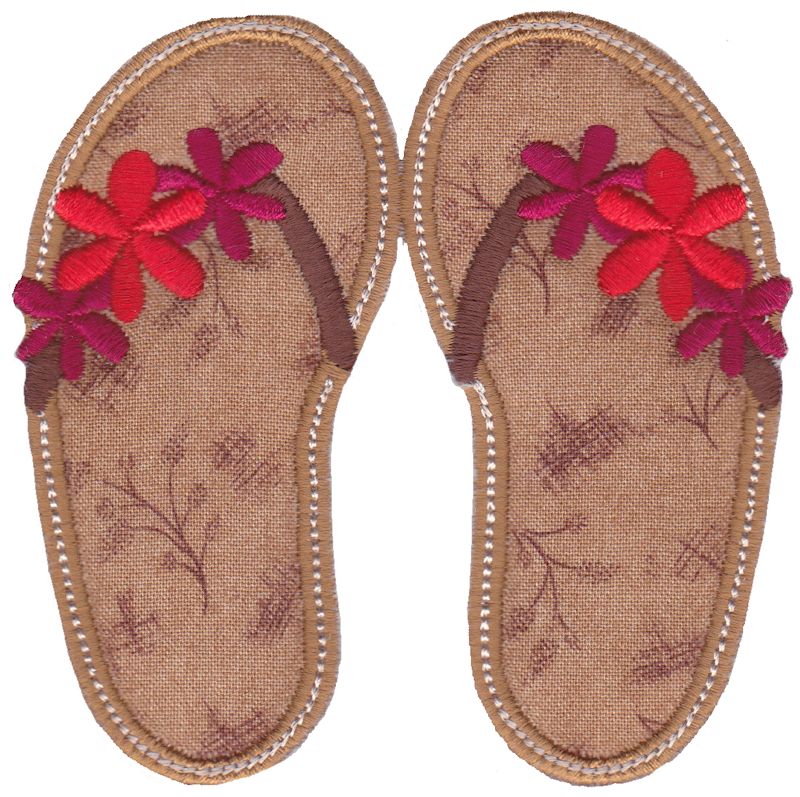 Flip Flops Applique 3