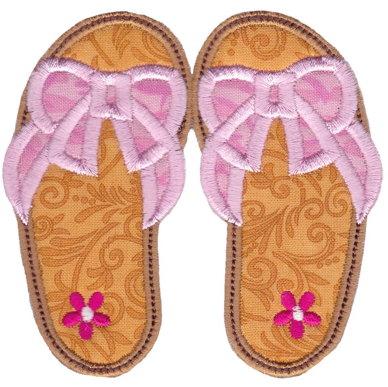 Flip Flops Applique 4