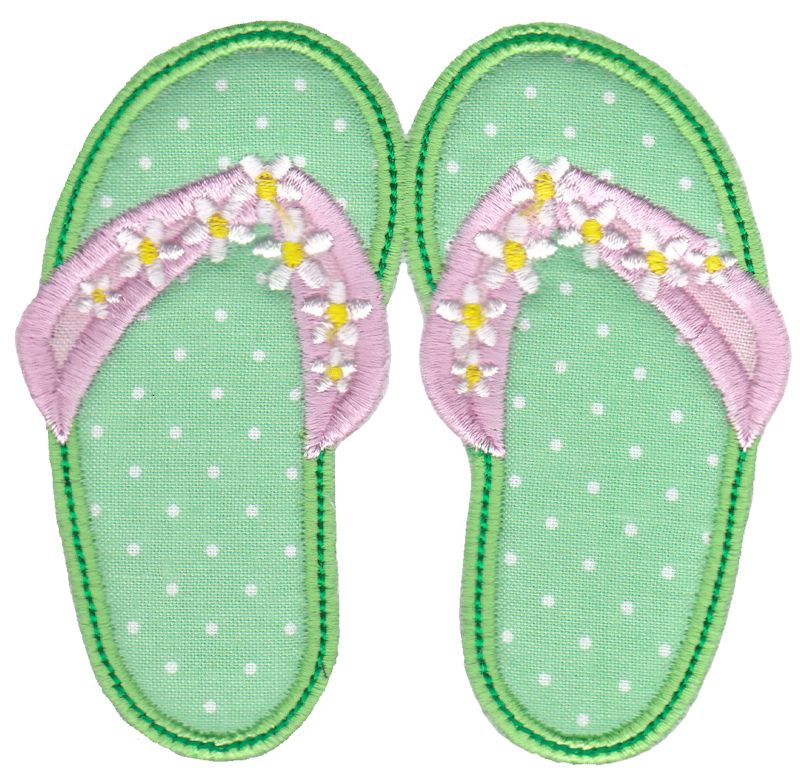 Flip Flops Applique 5
