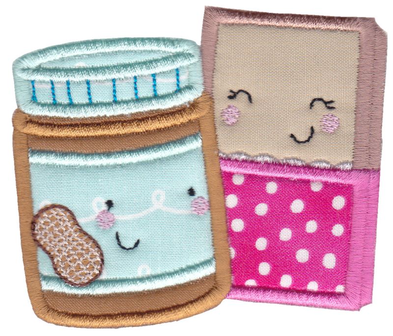 Peanut Butter and Chocolate Applique