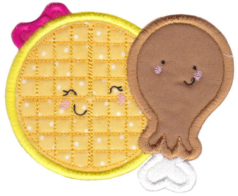 Waffles and Chicken Applique