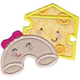 Mac and Cheese Applique
