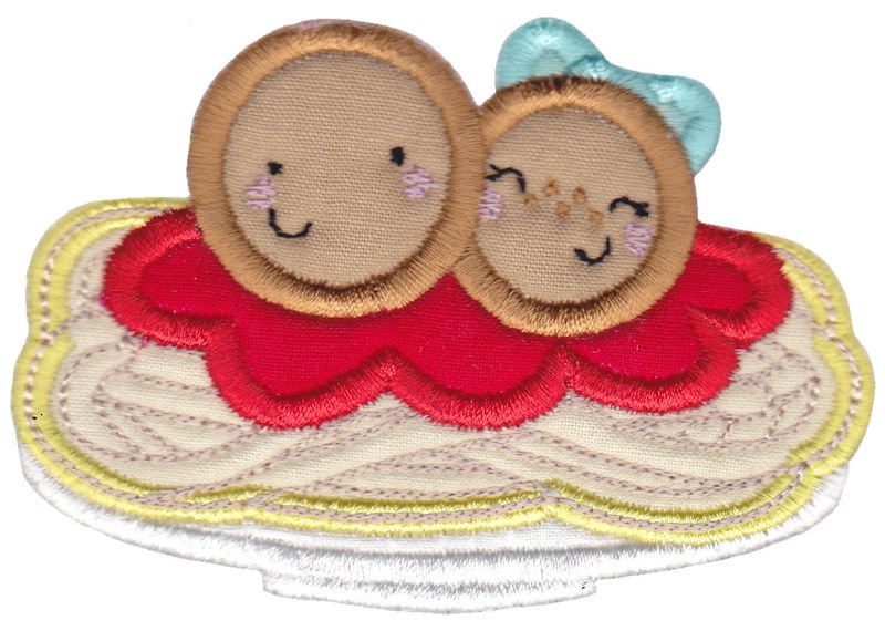 Spaghetti and Meatballs Applique