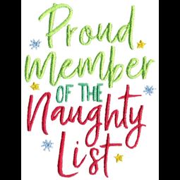 Proud Member Of The Naughty List