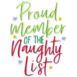 Proud Member Of The Naughty List