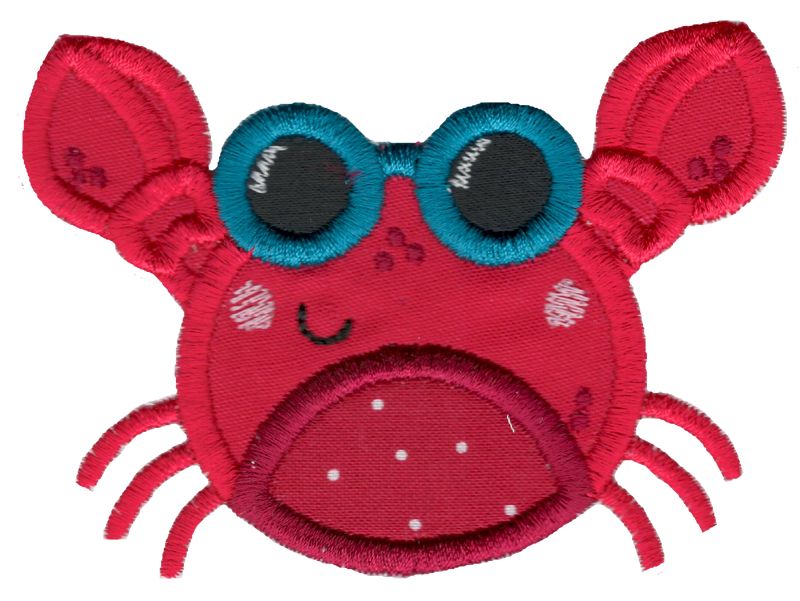 Sunglasses Crab Applique