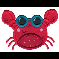 Sunglasses Crab Applique
