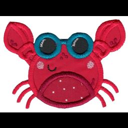 Sunglasses Crab Applique