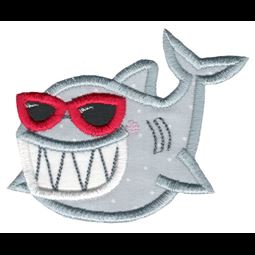 Sunglasses Shark Applique