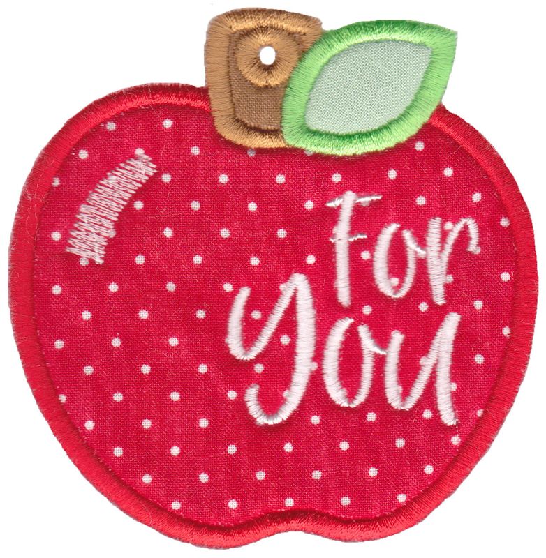 Apple For You Gift Tag