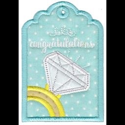 Engagement Ring Congratulations Gift Tag