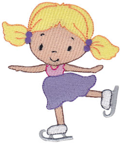 Ice Skating Girl