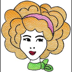 Glam Faces Embroidery Designs - Bunnycup Embroidery