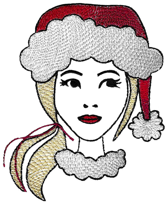 Christmas Glamor Girl