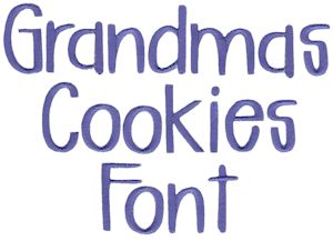 Grandmas Cookies Font