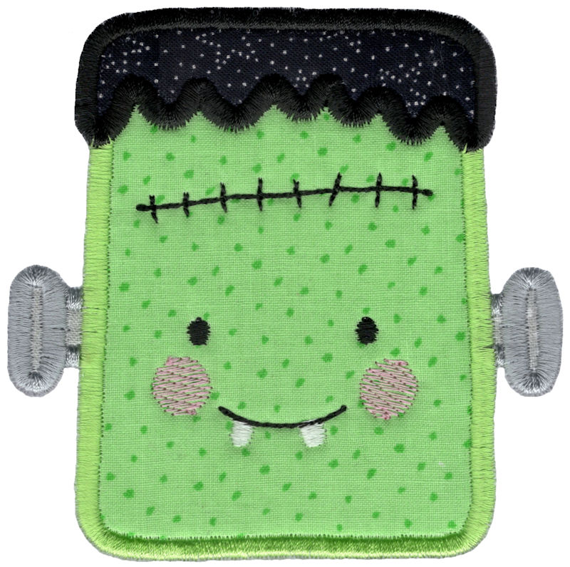 Applique Frankenstein Face