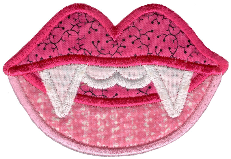 Applique Vampire Mouth
