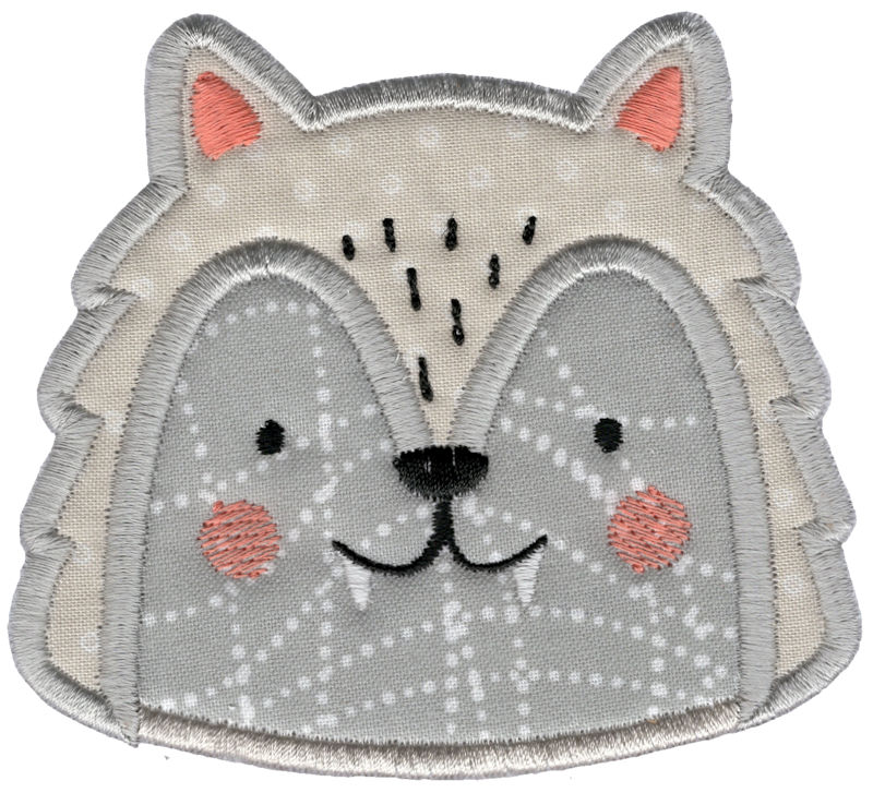 Applique Werewolf Face