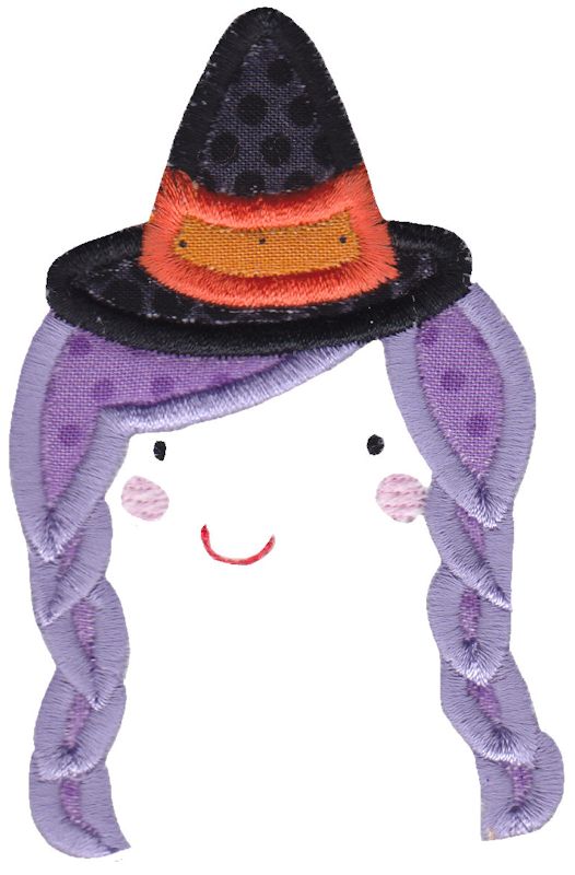 Witch Face Applique
