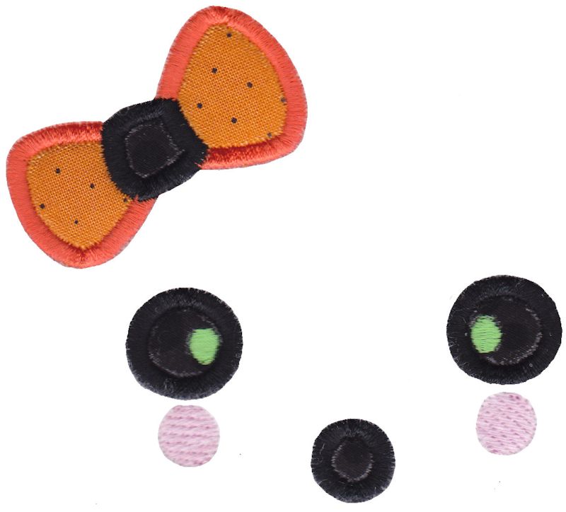 Girl Ghost Face Applique