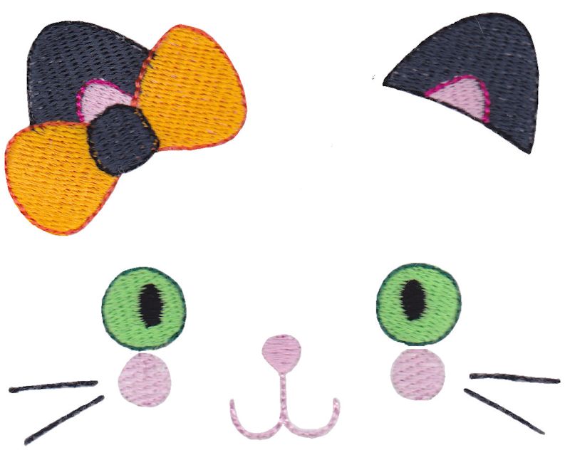Girl Cat Halloween Face