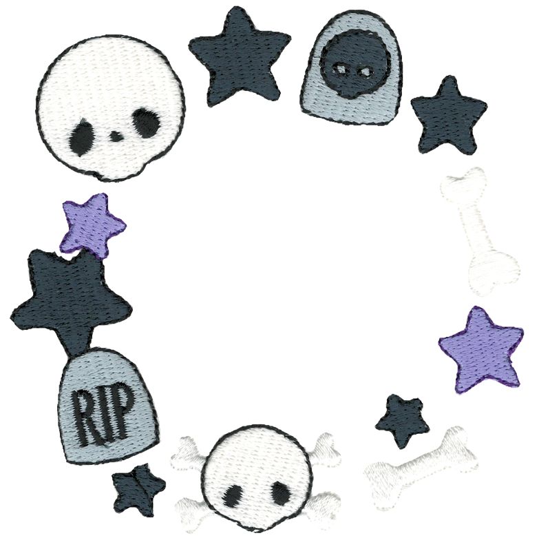 Graveyard Monogram Frame