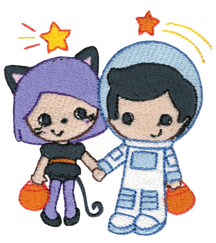 Astronaut and Cat Costumes