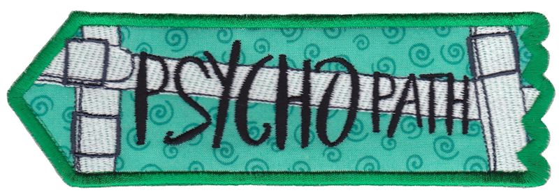 Psychopath ITH Halloween Sign