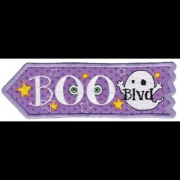 Boo Boulevard ITH Halloween Sign