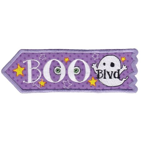 Boo Boulevard ITH Halloween Sign