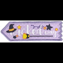 Wicked Way ITH Halloween Sign