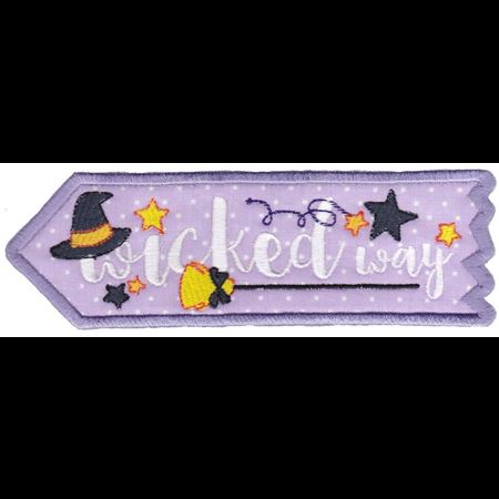 Wicked Way ITH Halloween Sign