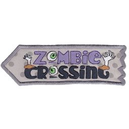 Zombie Crossing ITH Halloween Sign