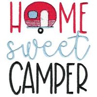 Embroidery Design Set - Happy Camper