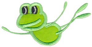 Leaping Frog Applique
