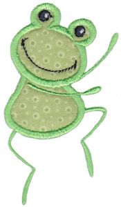 Dancing Frog Applique
