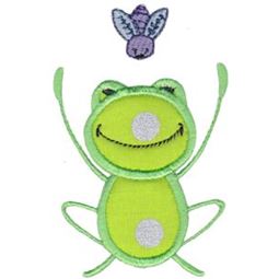 Fly and Frog Applique