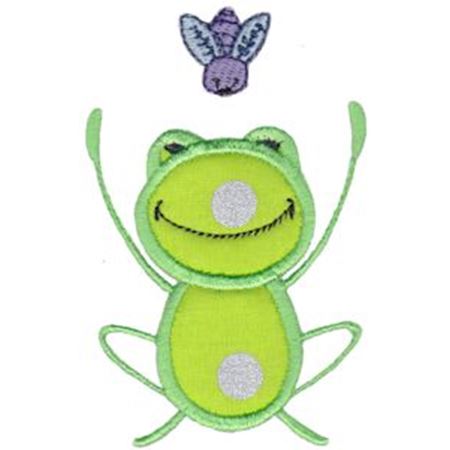 Fly and Frog Applique