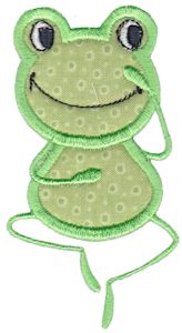 Guess What Frog Applique