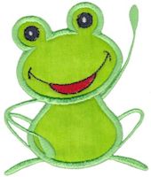 Happy Frog Applique