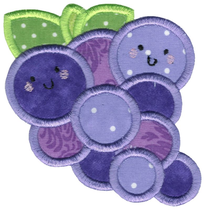 Applique Grapes