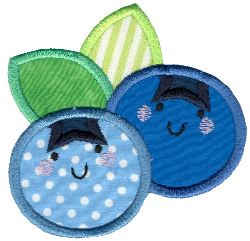 Applique Blueberries