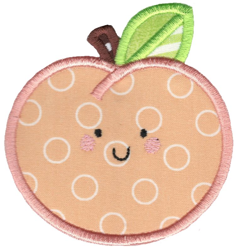 Applique Peach