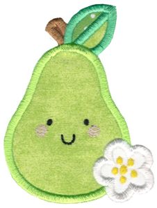 Happy Fruit Applique