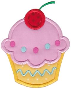 Hello Cupcake Applique 1