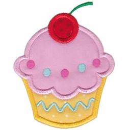 Hello Cupcake Applique 1