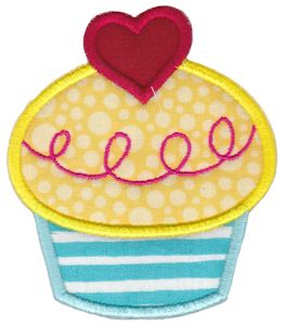 Hello Cupcake Applique 13