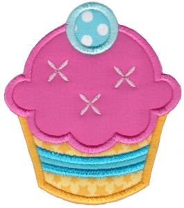 Hello Cupcake Applique 5